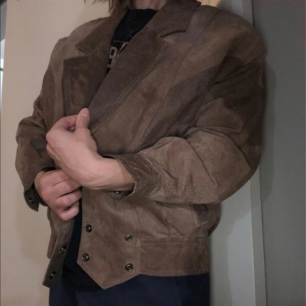 Vintage leather coat